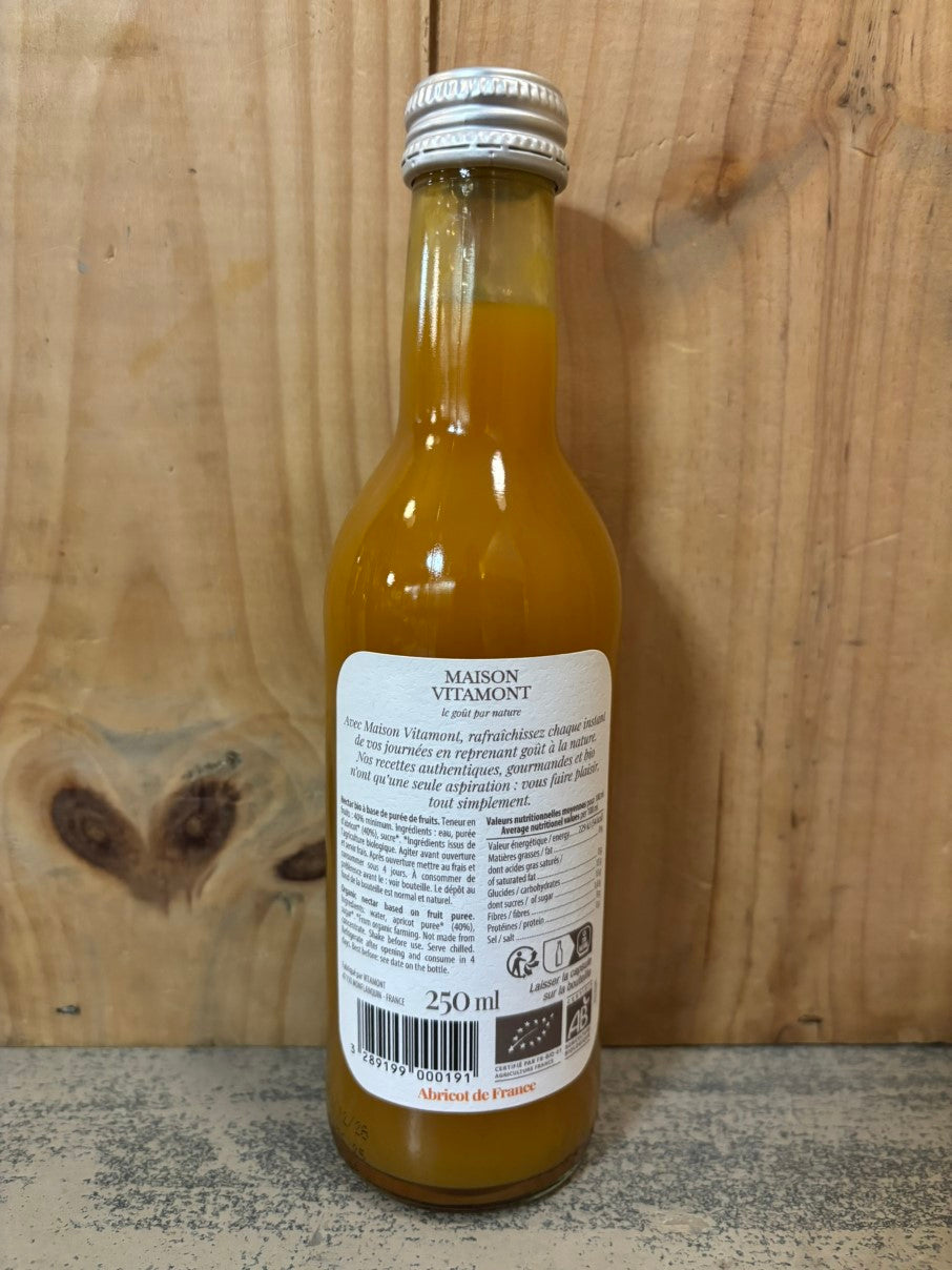 MAISON VITAMONT Nectar Abricot de France 25cl Pur Jus de Fruit