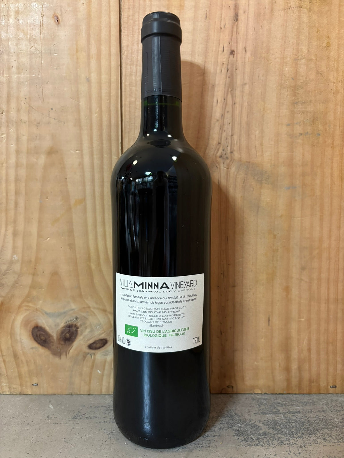 MINNA IGP Pays des Bouches du Rhône 2021 75cl Rouge