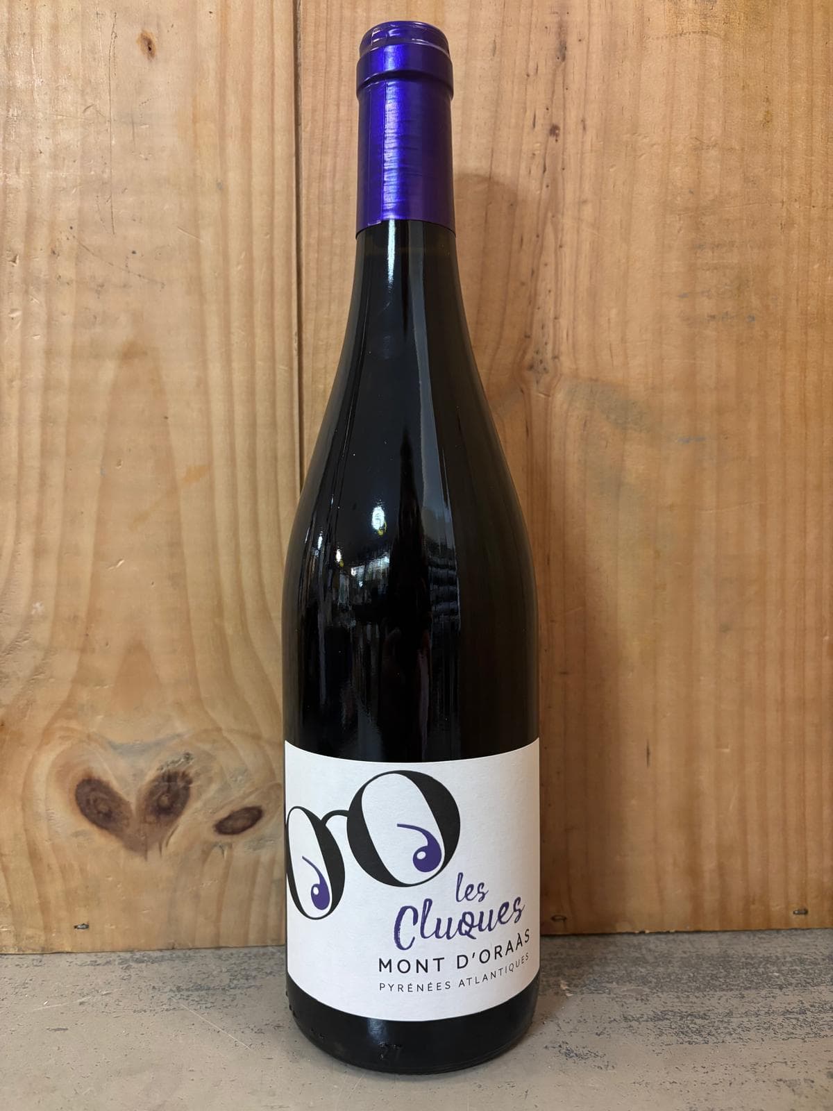 MONT D'ORAAS Les Cluques 2024 IGP Comté Tolosan Pyrénées Atlantiques 75cl Rouge