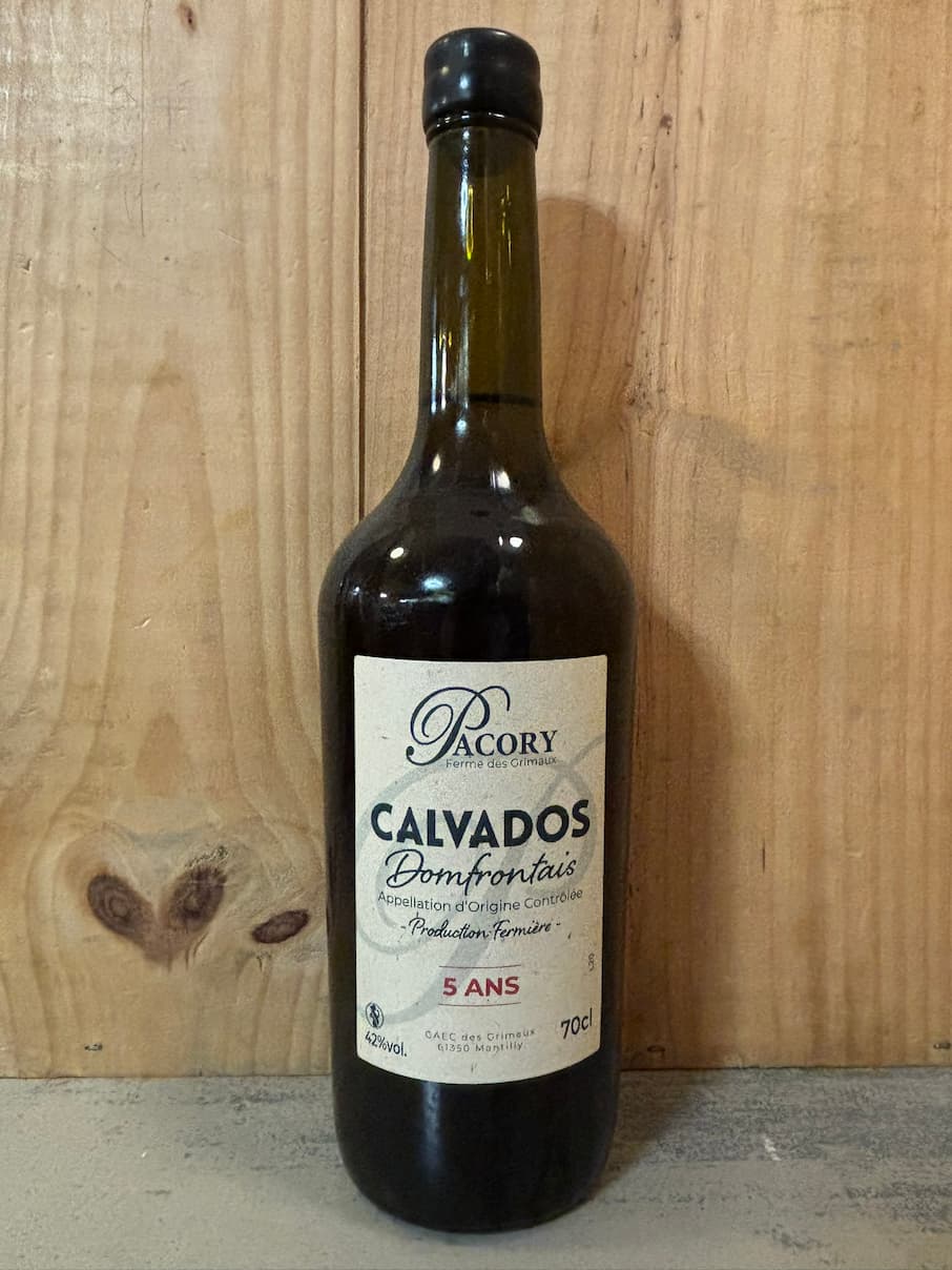 PACORY 5ans 42° 70cl Calvados Domfront