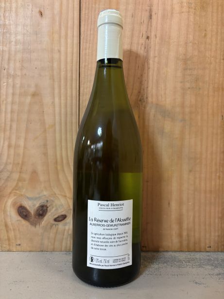 PASCAL HENRIOT La réserve de l'alouette 2023 IGP Franche Comté 75cl Blanc