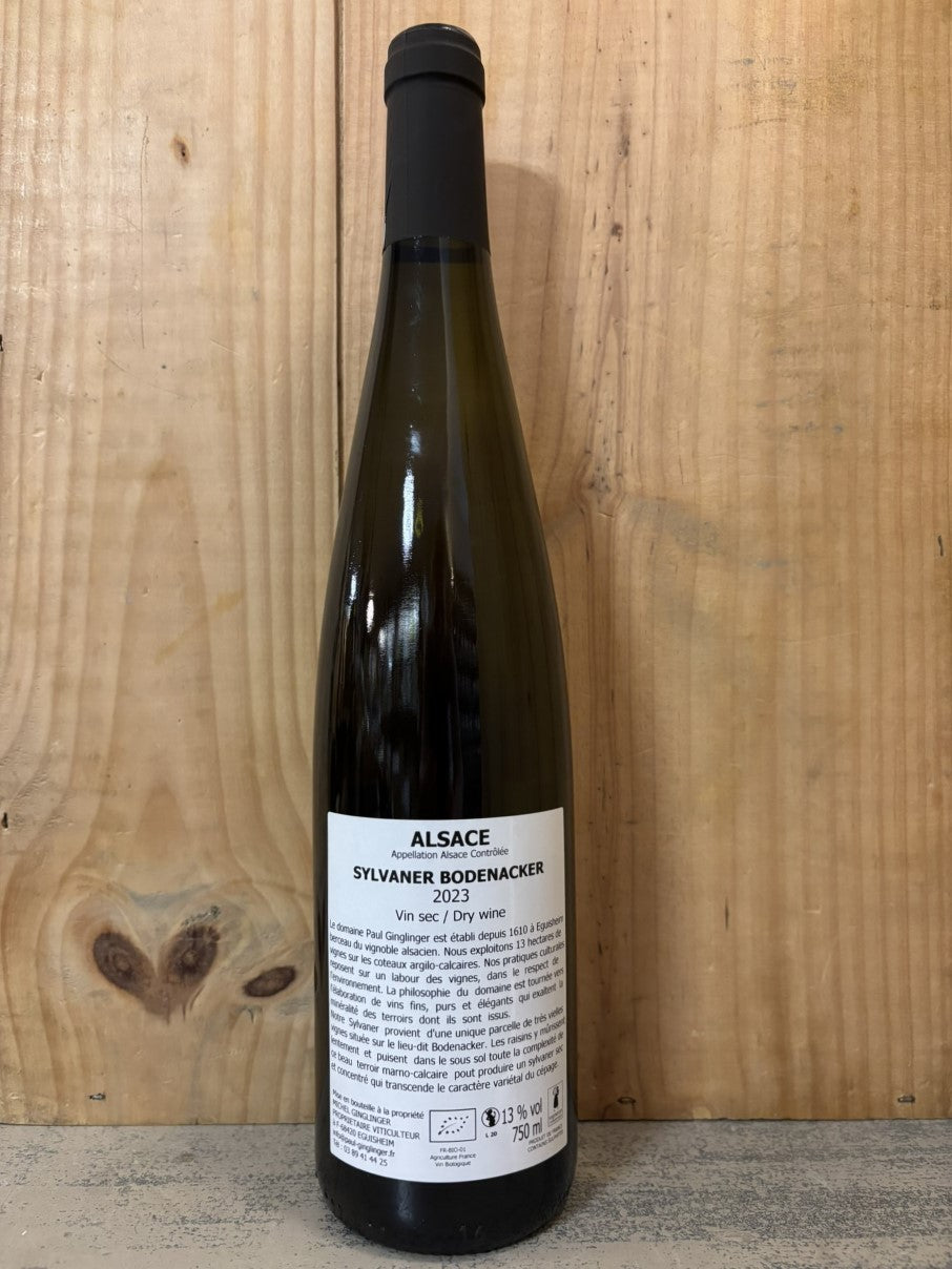 PAUL GINGLINGER Sylvaner Bodenacker 2023 Alsace 75cl Blanc