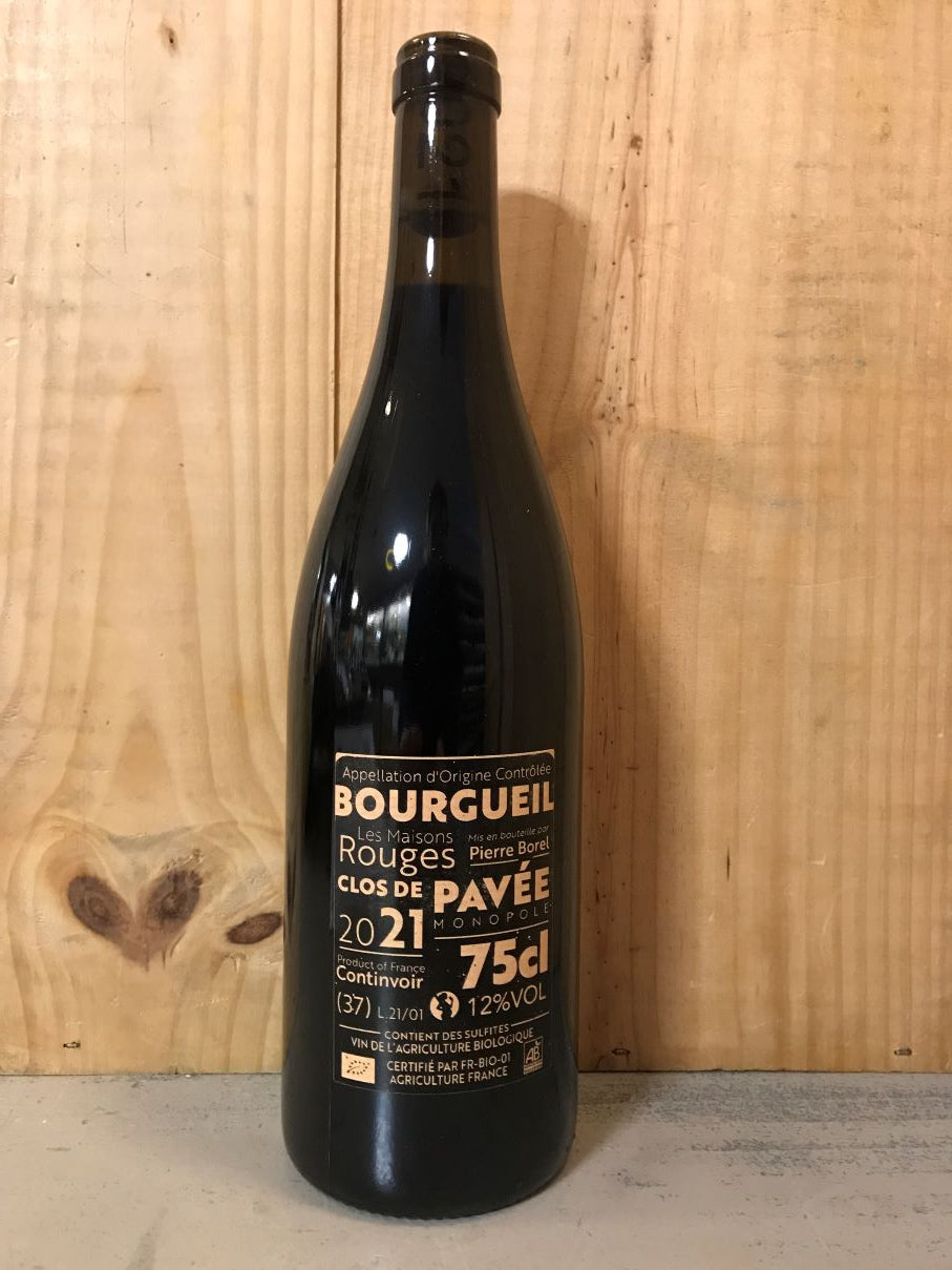 PIERRE BOREL Clos de Pavée 2021 Bourgueil 75cl Rouge