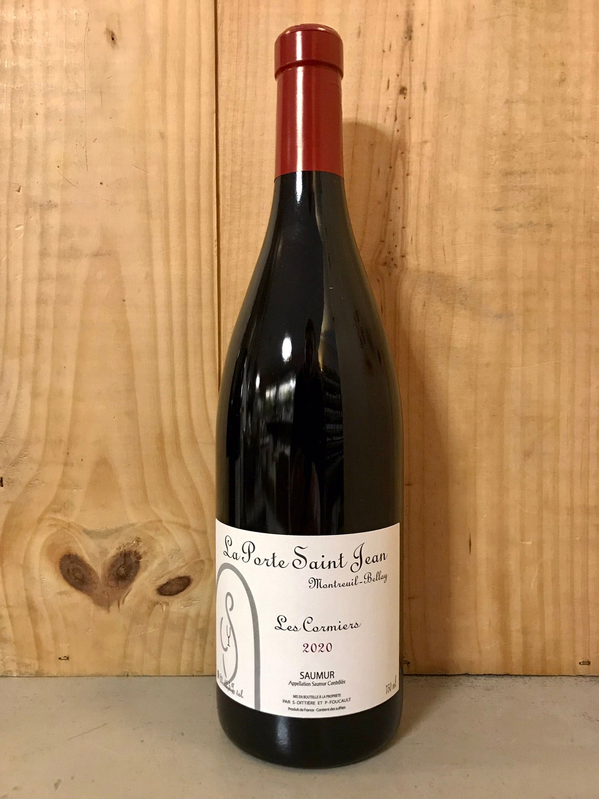 PORTE ST JEAN Les Cormiers 2020 Saumur 75cl Rouge