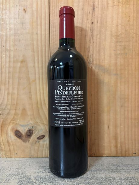 QUEYRON PINDEFLEURS 2019 St Emilion Grand Cru 75cl Rouge