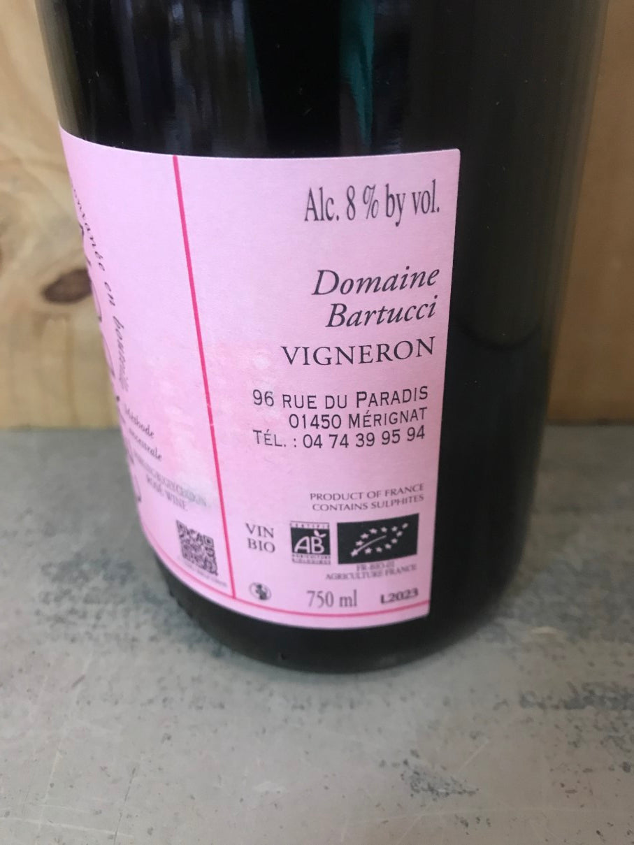 RAPHAEL BARTUCCI Cerdon 2023 Bugey 75cl Rosé Pétillant