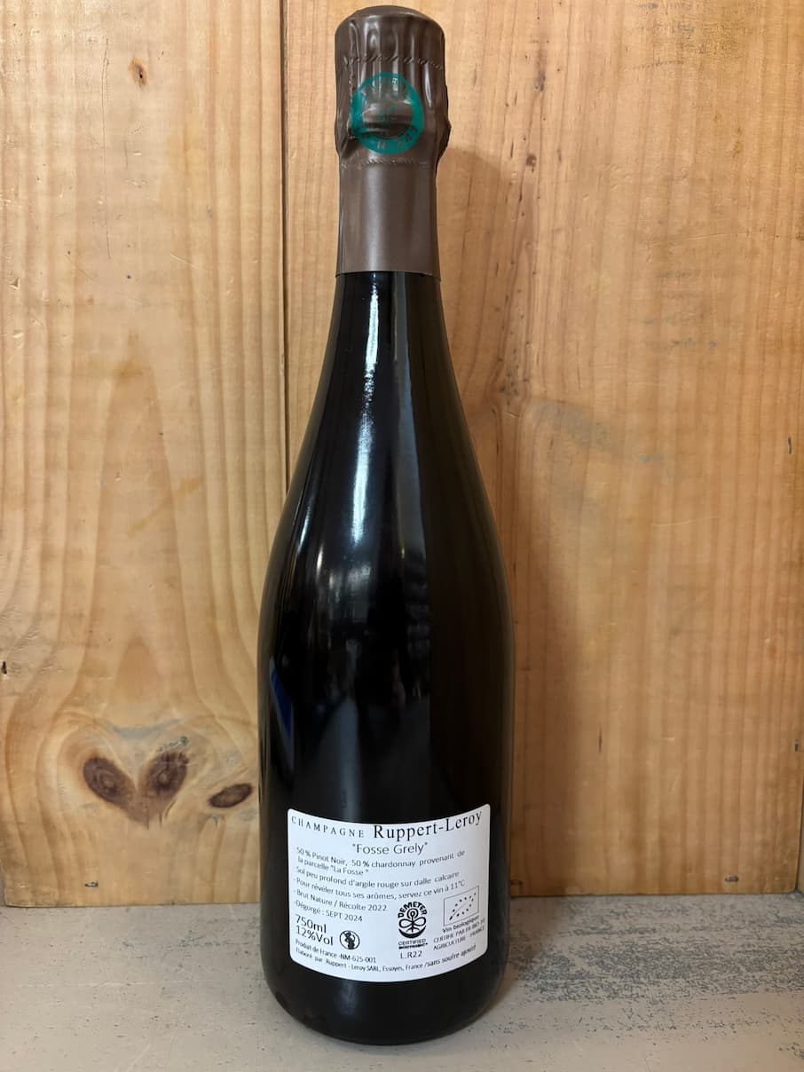 RUPPERT LEROY Fosse Grely 2022 Brut Nature Champagne 75cl Blanc