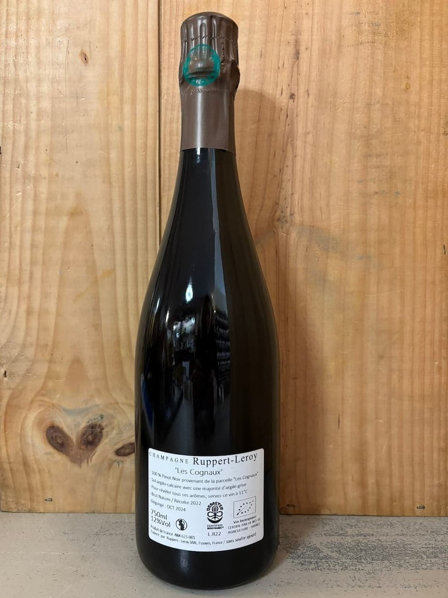 RUPPERT LEROY Les Cognaux 2022 Brut Nature Champagne 75cl Blanc