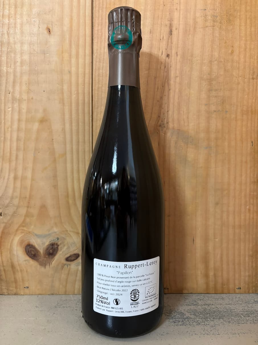 RUPPERT LEROY Papillon 2022 Brut Nature Champagne 75cl Blanc