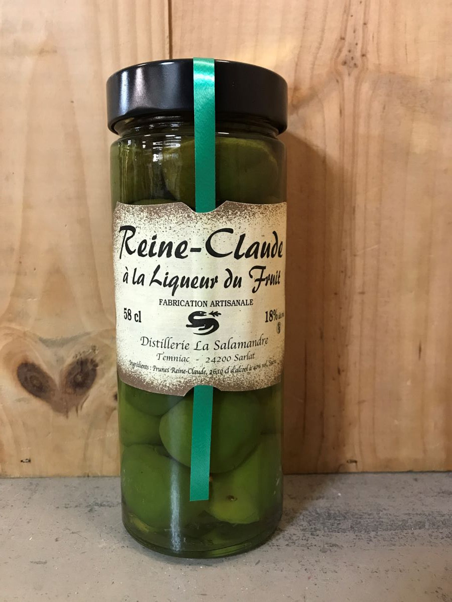 SALAMANDRE Prunes Reine Claude à la Liqueur de Fruits 18° 58cl