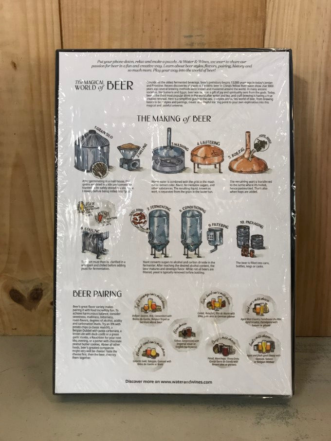 WATER & WINES Beer Puzzle - 100 Styles et Catégories 1000 pièces