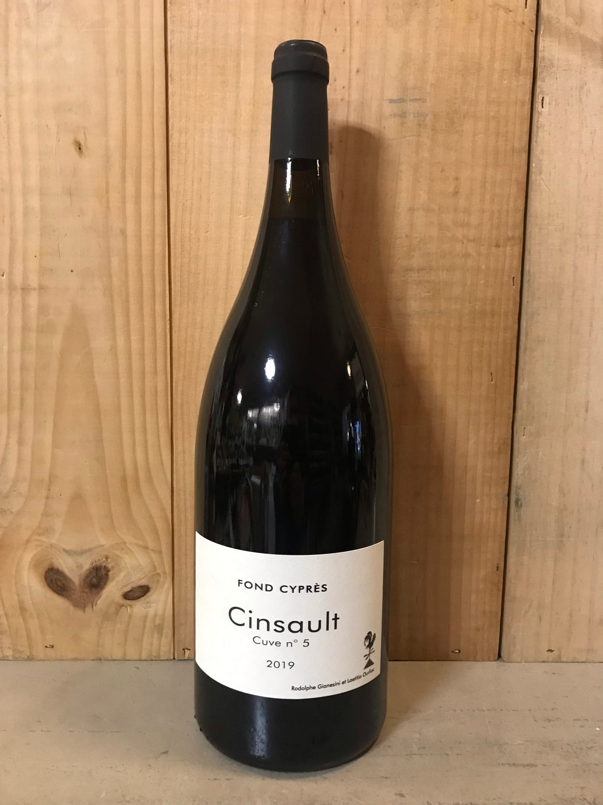 FOND CYPRES Cuve No5 Cinsault 2020 Vin de France 150cl Magnum Rouge