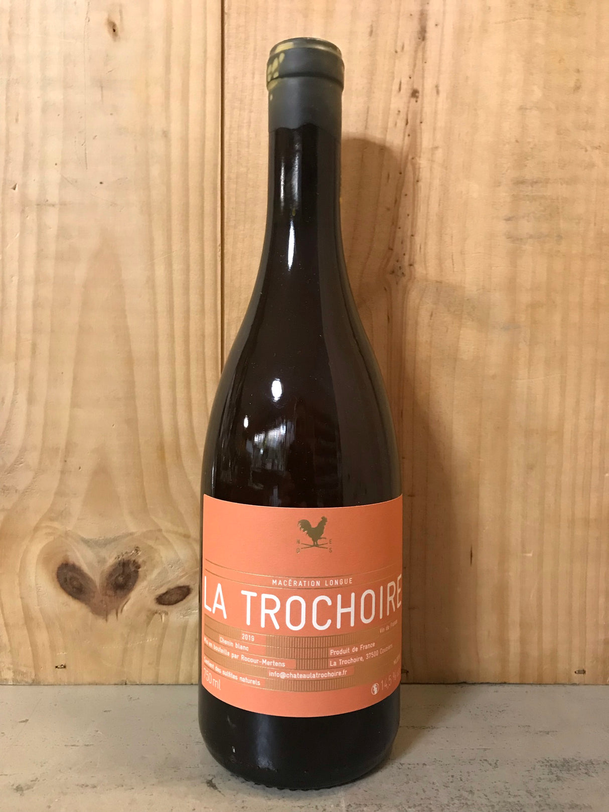 LA TROCHOIRE Macération Longue 2019 VdF Blanc 75cl Orange