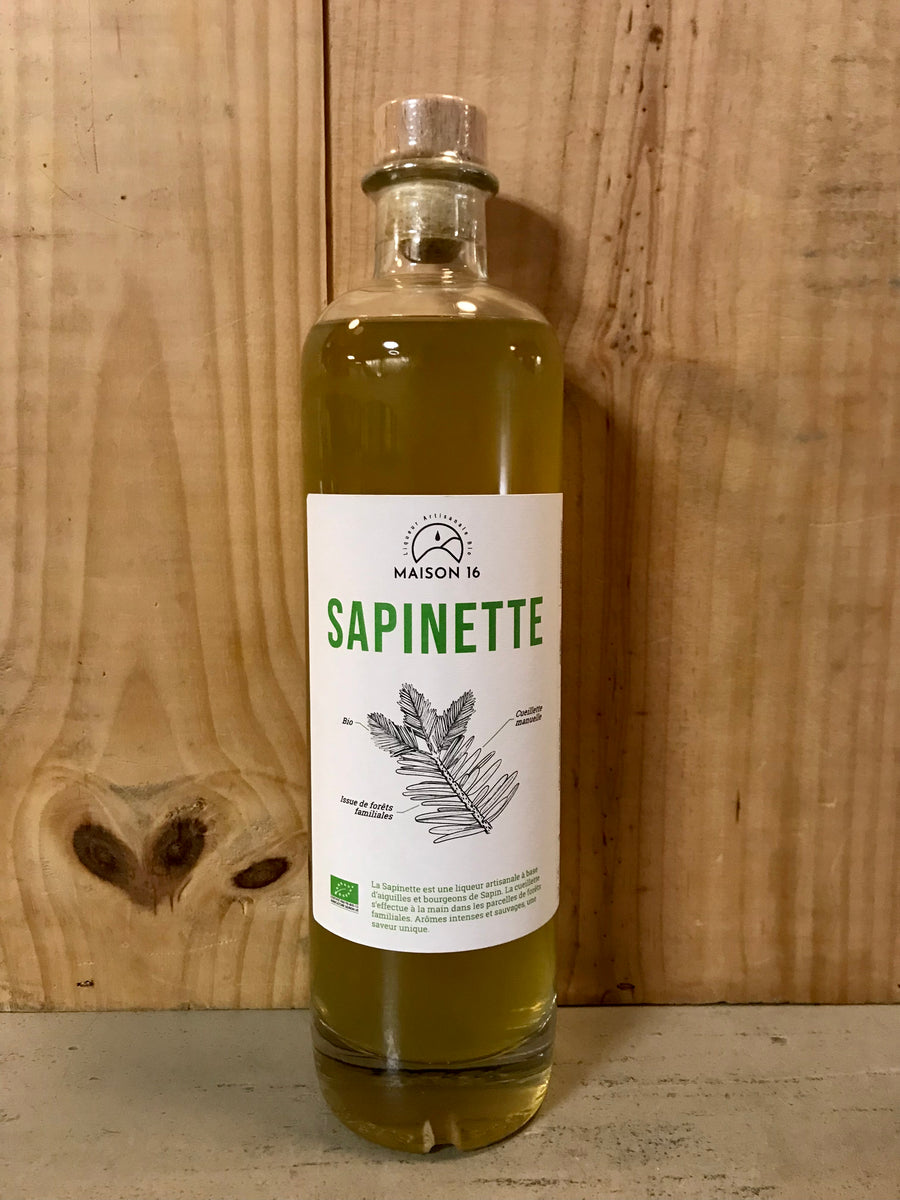 Mignonette Sapinette 4 cl - Cadeau de table liqueur de sapin MAISON 16