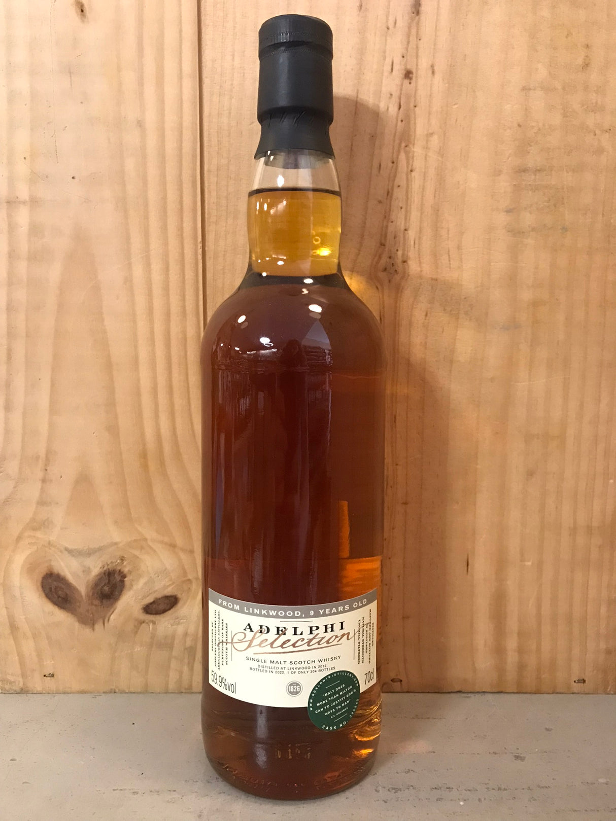 ADELPHI Linkwood 2012 9ans First Fill Bourbon Cask 305945 59,9° Speyside 70cl
