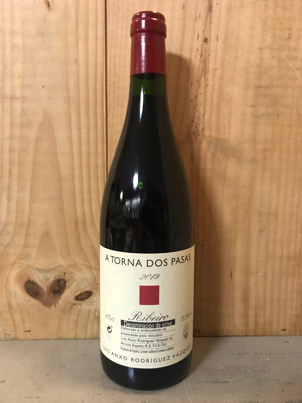 ANXO Luis A Torna dos Pasas 2019 Ribeiro Espagne 75cl Rouge