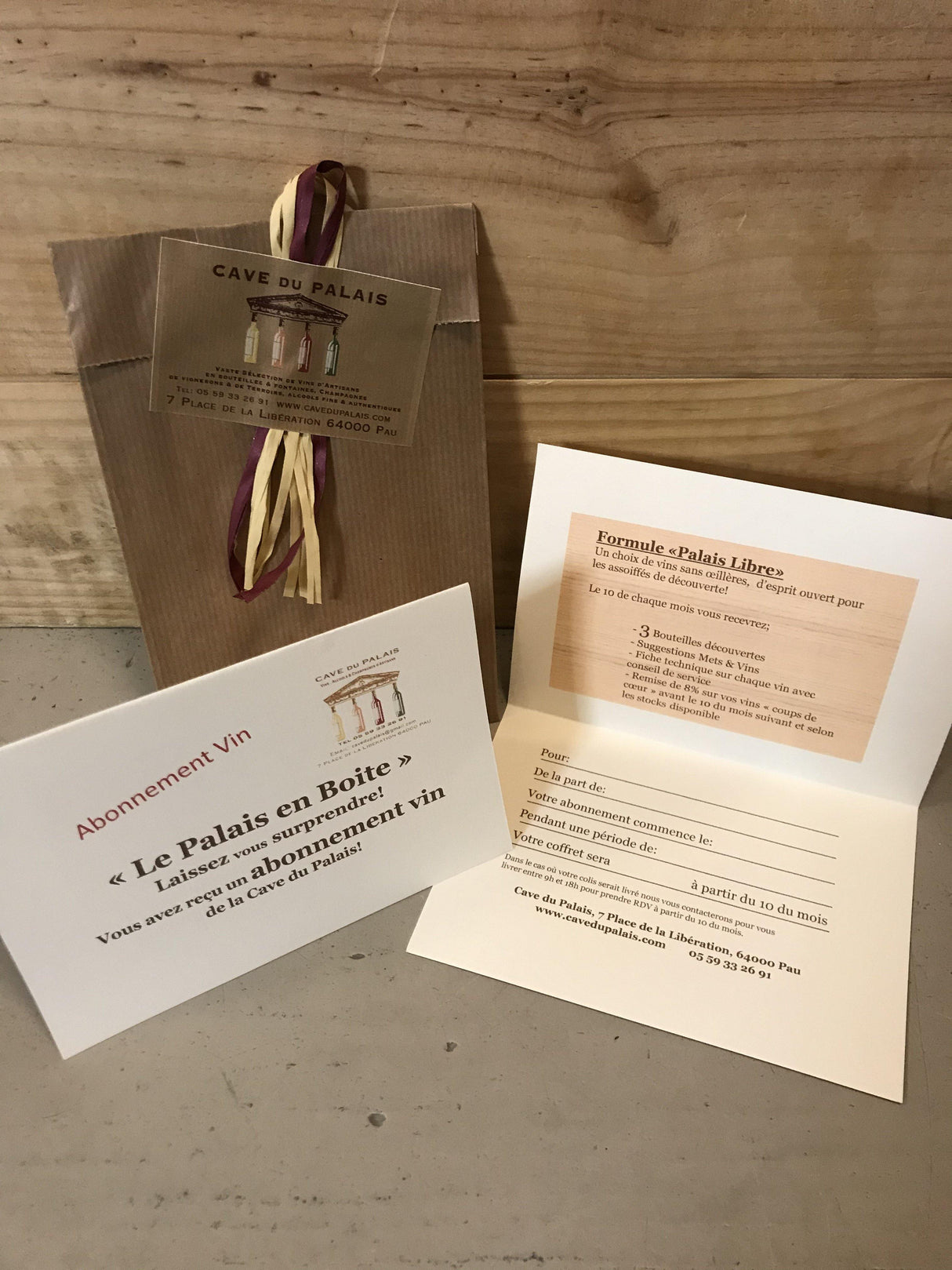 Abonnement Vin - Palais Libre - 1 mois - Cave du Palais, 64000 Pau