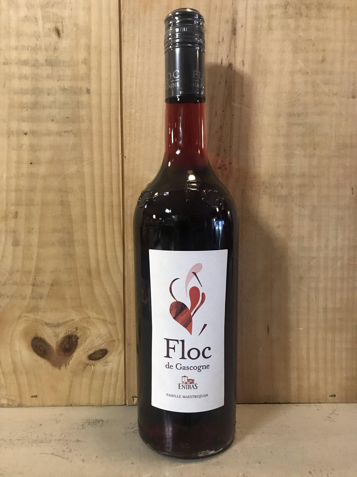 DOMAINE ENTRAS Floc de Gascogne Rouge 17° 75cl - Cave du Palais, 64000 Pau