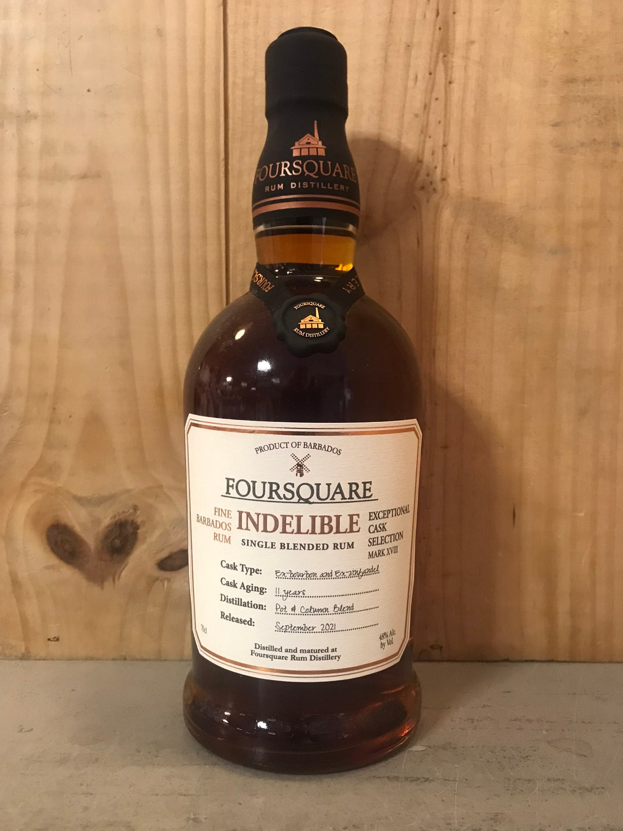 FOURSQUARE Indelible 11ans 48° Mark XVIII 70cl Barbades