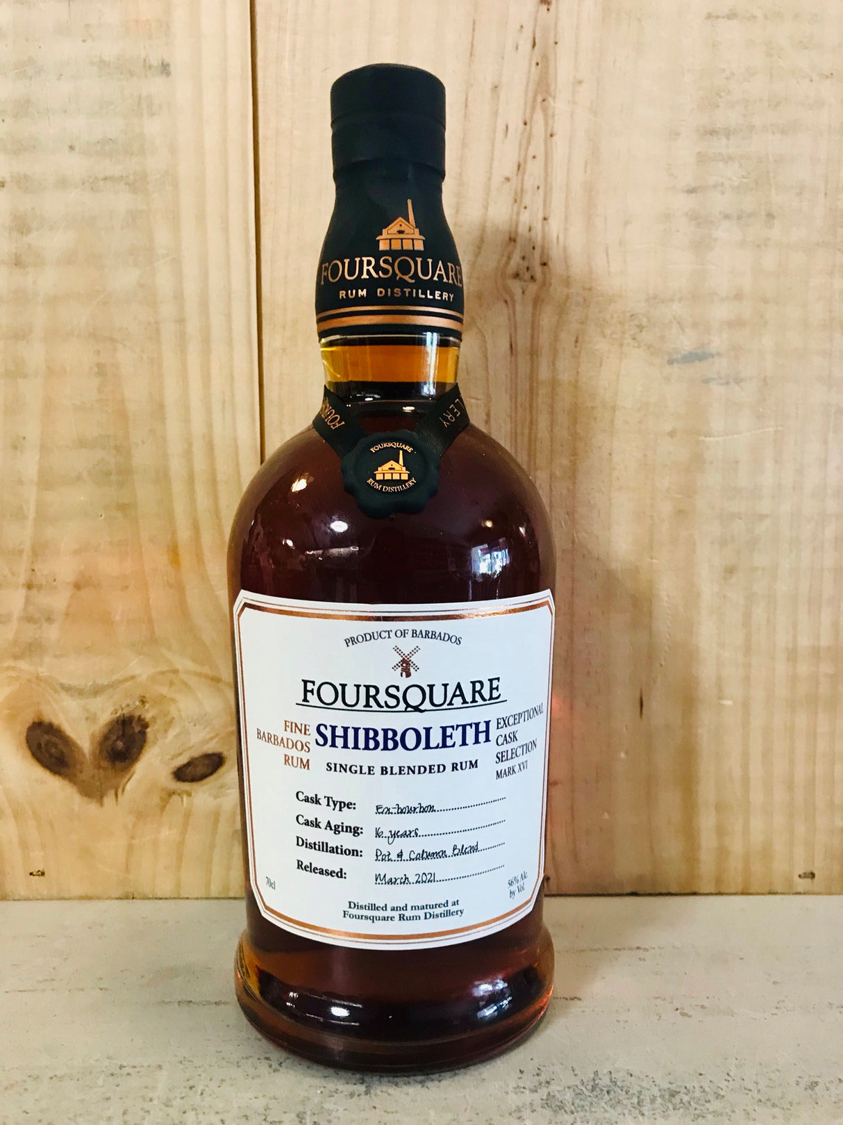 FOURSQUARE Shibboleth 16ans Cask Selection 56° Mark XVI 70cl Barbades
