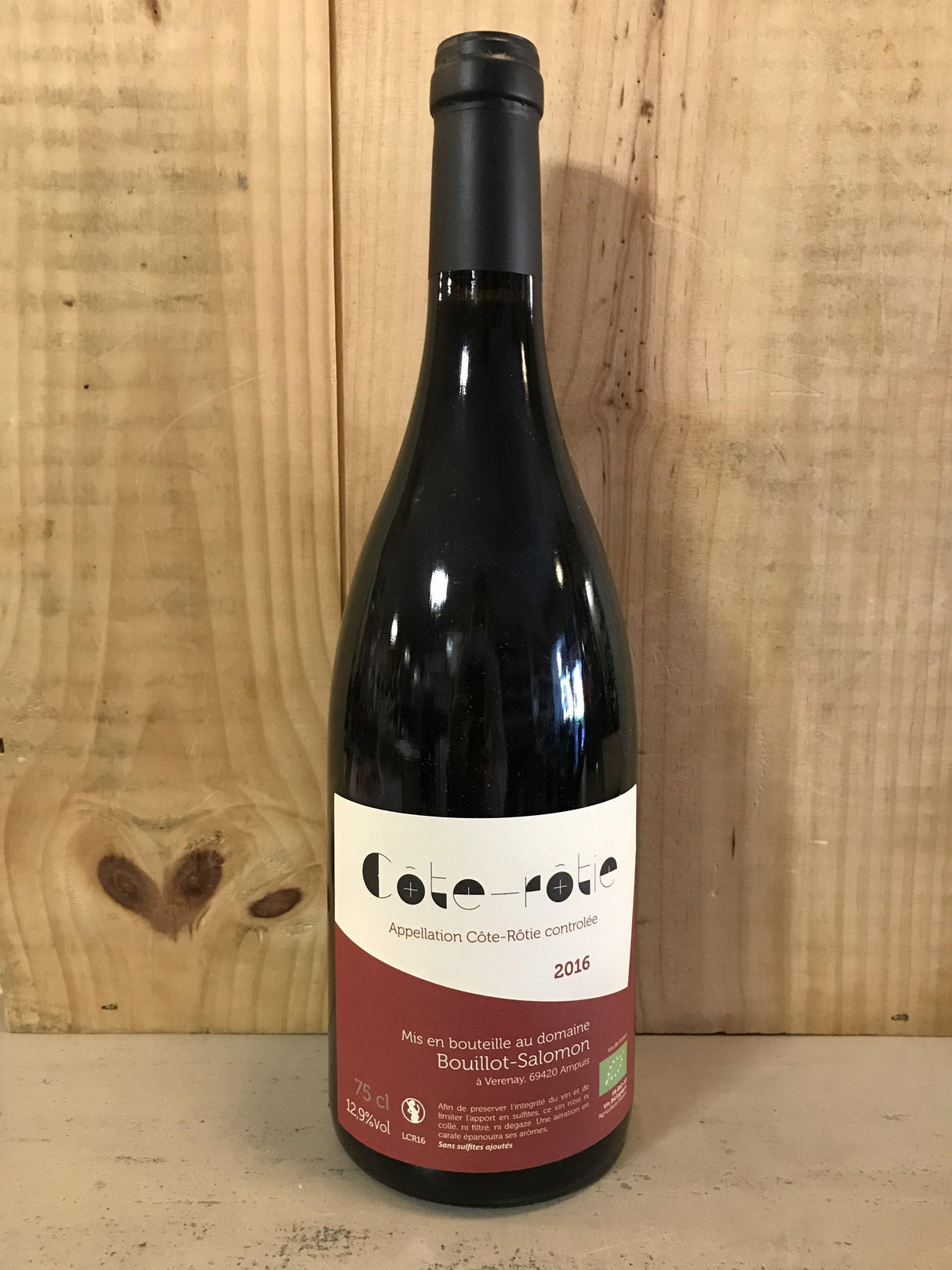 FRANCOIS BOUILLOT-SALOMON 2016 Côte Rotie 75cl Rouge - Cave du Palais, 64000 Pau