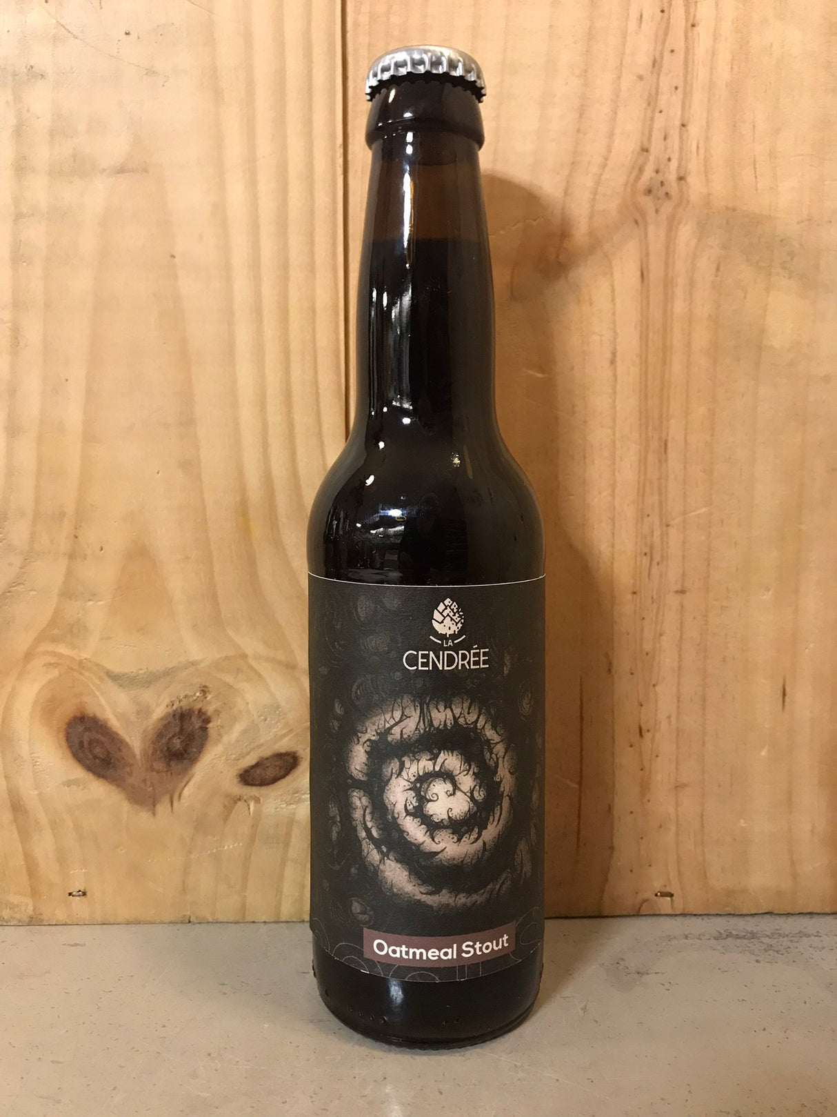 LA CENDREE Oatmeal Stout 7,5° 33cl Sud-Ouest France