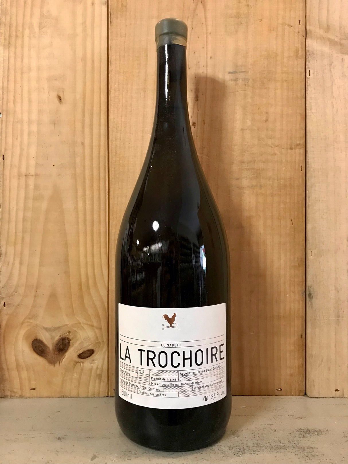 LA TROCHOIRE Elisabeth 2017 Chinon Blanc 150cl Magnum Blanc