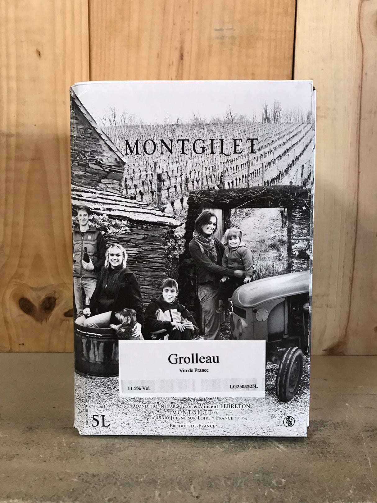 MONTGILET Grolleau VdF (Anjou) Bag In Box 5L Rouge