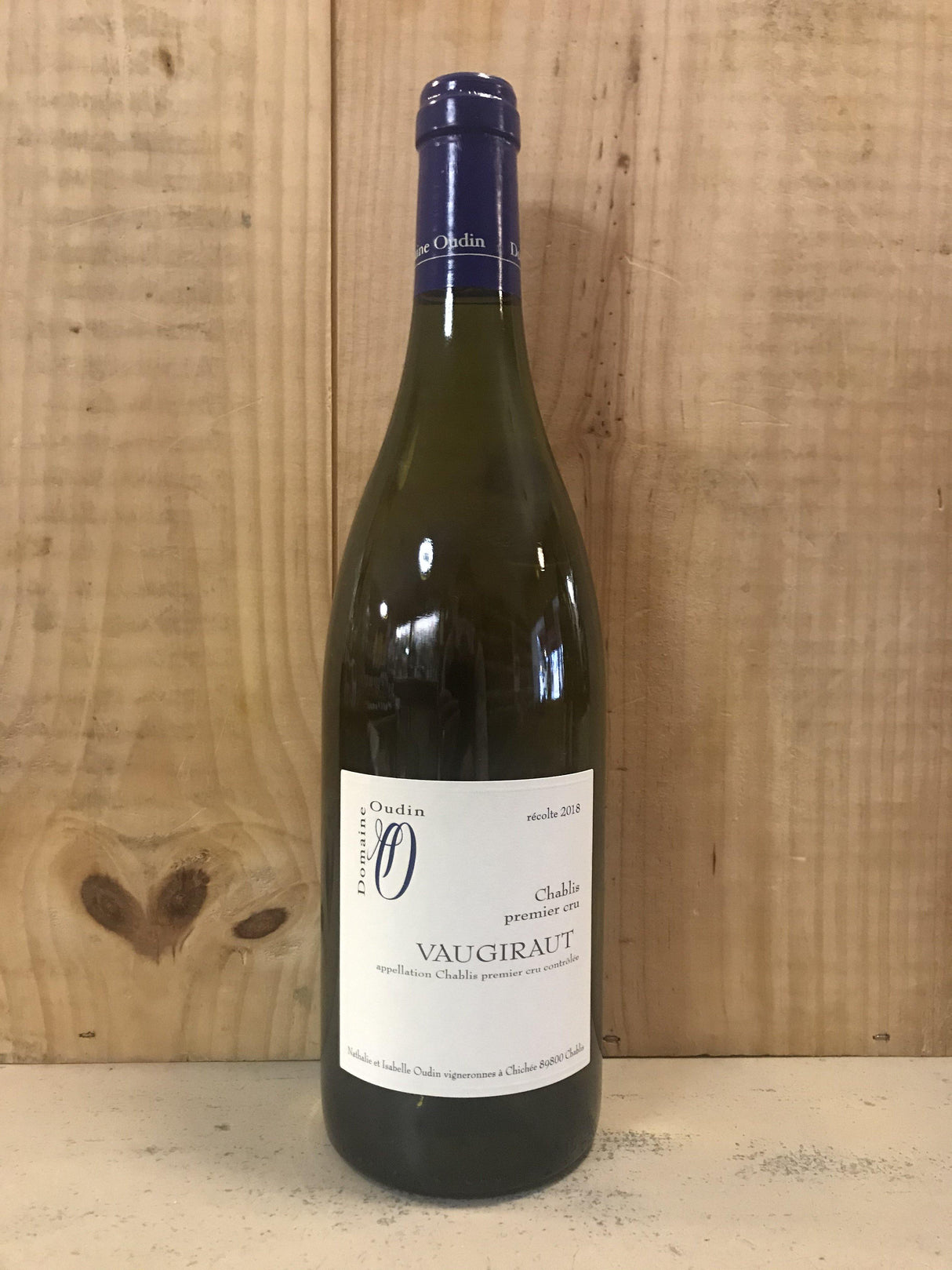 NATHALIE OUDIN Chablis 1er Cru Vaugiraut 2018 75cl Blanc - Cave du Palais, 64000 Pau
