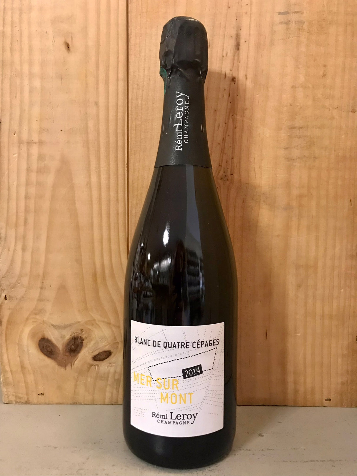 REMI LEROY Mer sur Mont 2014 Extra Brut Champagne 75cl Blanc
