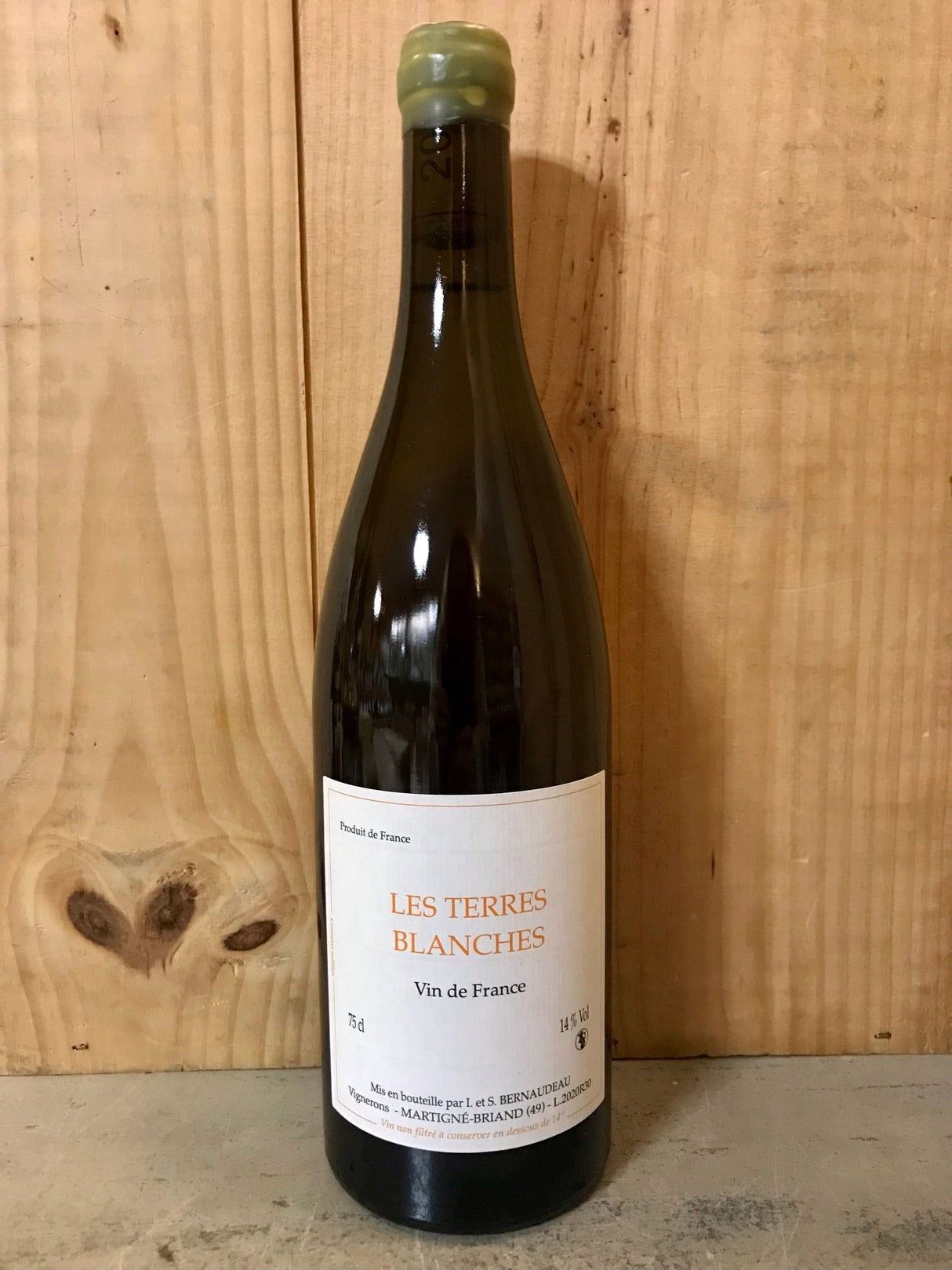 STEPHANE BERNAUDEAU Terres Blanches 2020 VdF (Anjou) 75cl Blanc