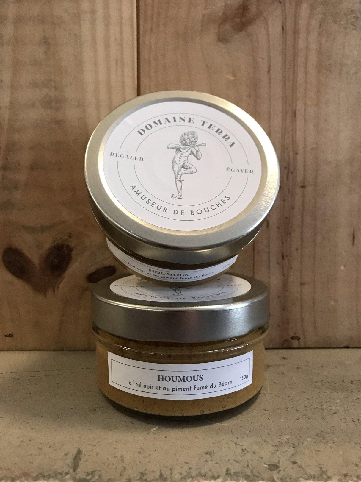 DOMAINE TERRA Houmous Ail Noir 130g - Cave du Palais, 64000 Pau