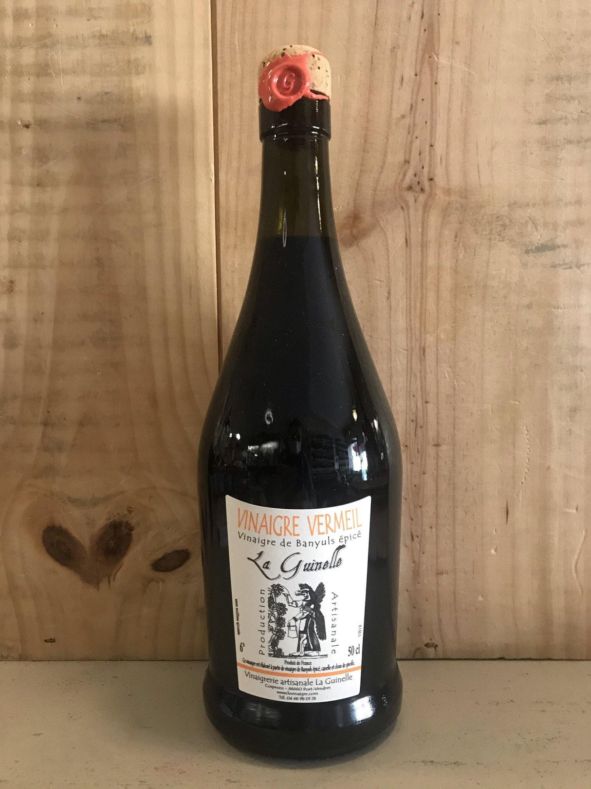 VINAIGRERIE LA GUINELLE Banyuls Vermeil Epice Rouge 50cl Vinaigre - Cave du Palais, 64000 Pau