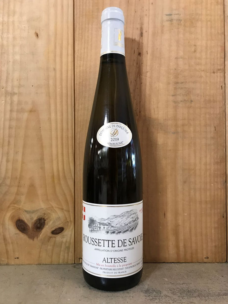 DOMAINE DUPASQUIER Roussette Altesse 2019 Savoie 75cl Blanc