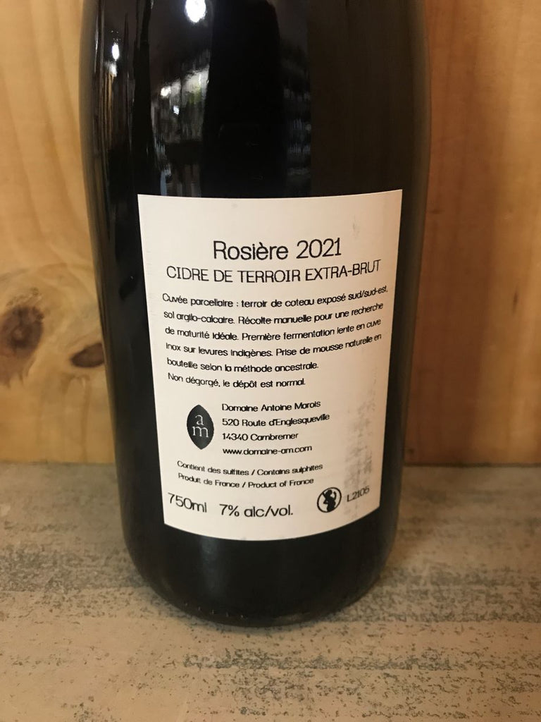 ANTOINE MAROIS Rosière Cidre Normand 2021 Extra Brut 7° 75cl Pays d'Auge