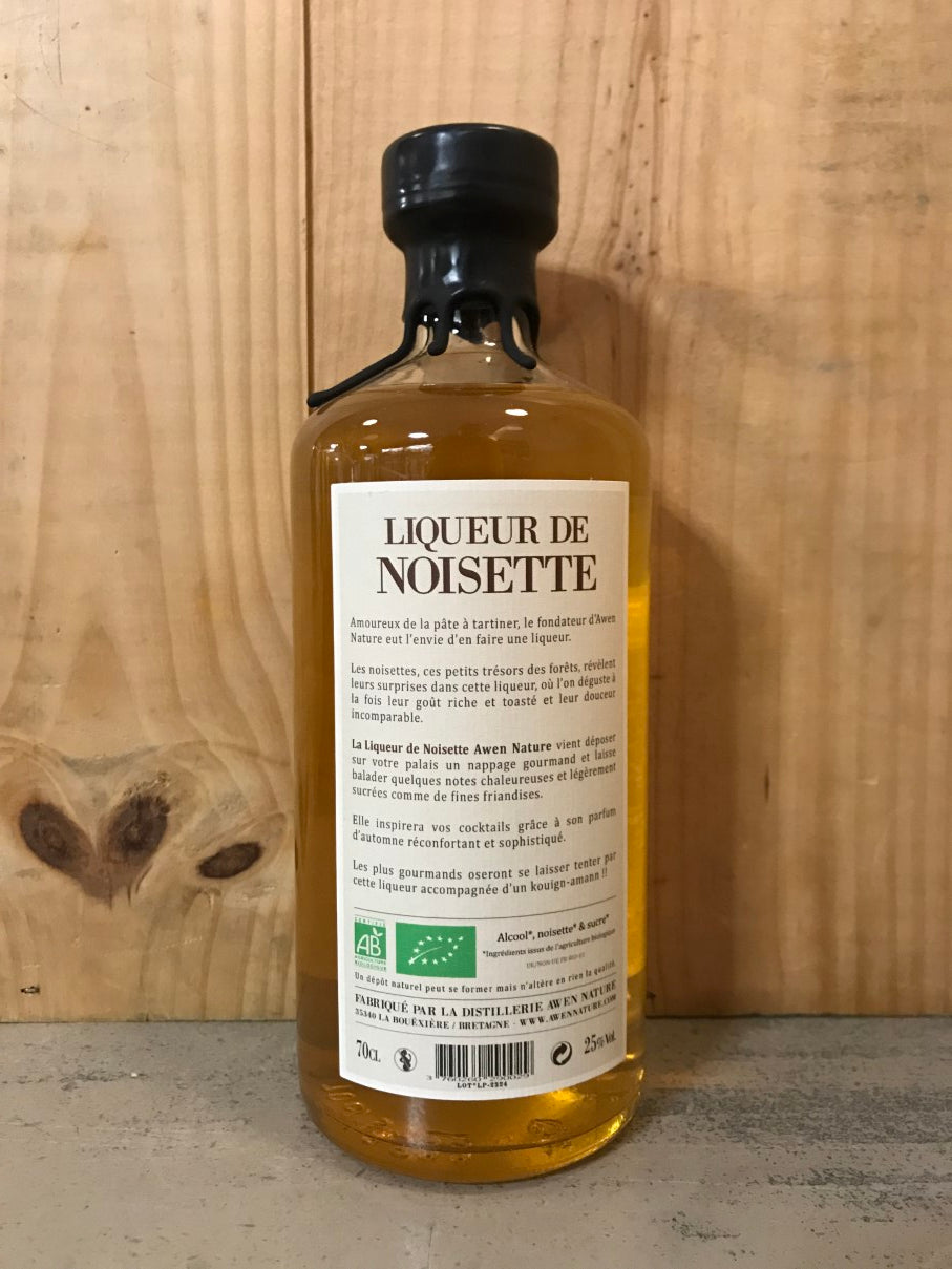 AWEN Nature Liqueur Noisette 25° 70cl Bretagne, France