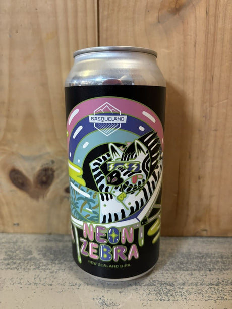 BASQUELAND Neon Zebra 8° New Zealand DIPA Can 44cl Hernani Espagne
