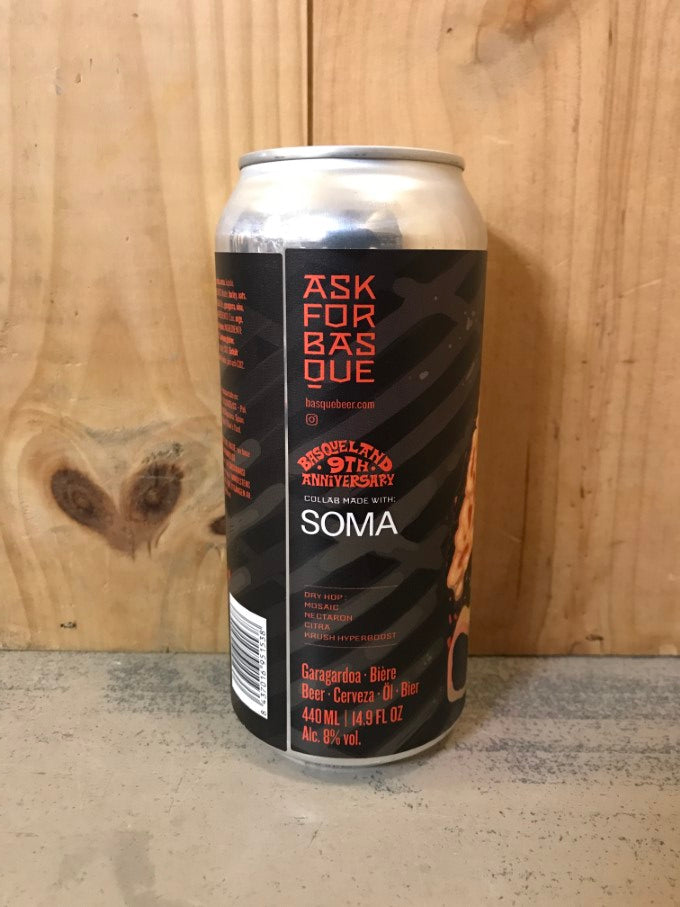 BASQUELAND SOMA Txuleton 8° DIPA Can 44cl Hernani Espagne