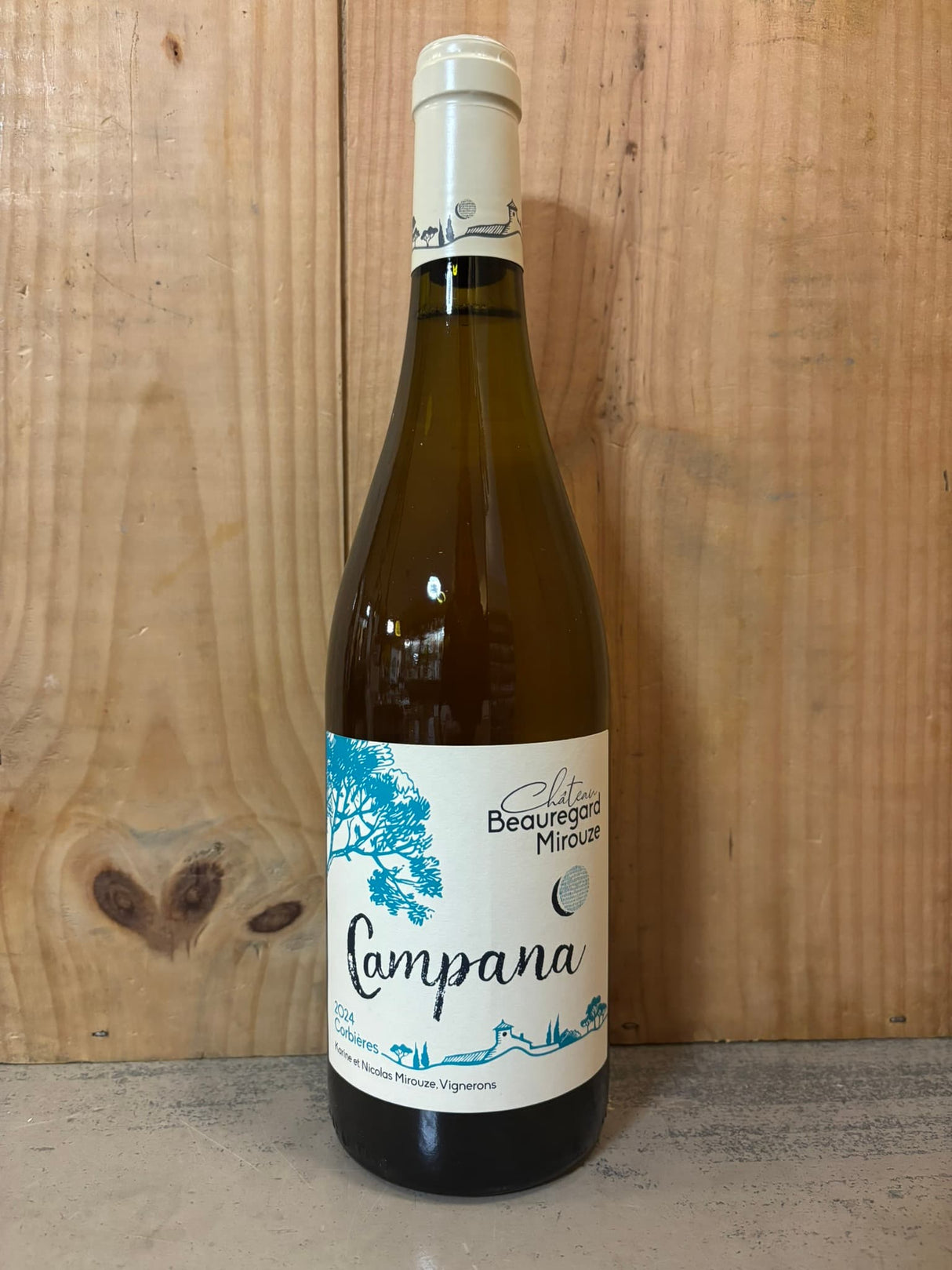 BEAUREGARD MIROUZE Campana 2024 Corbières 75cl Blanc