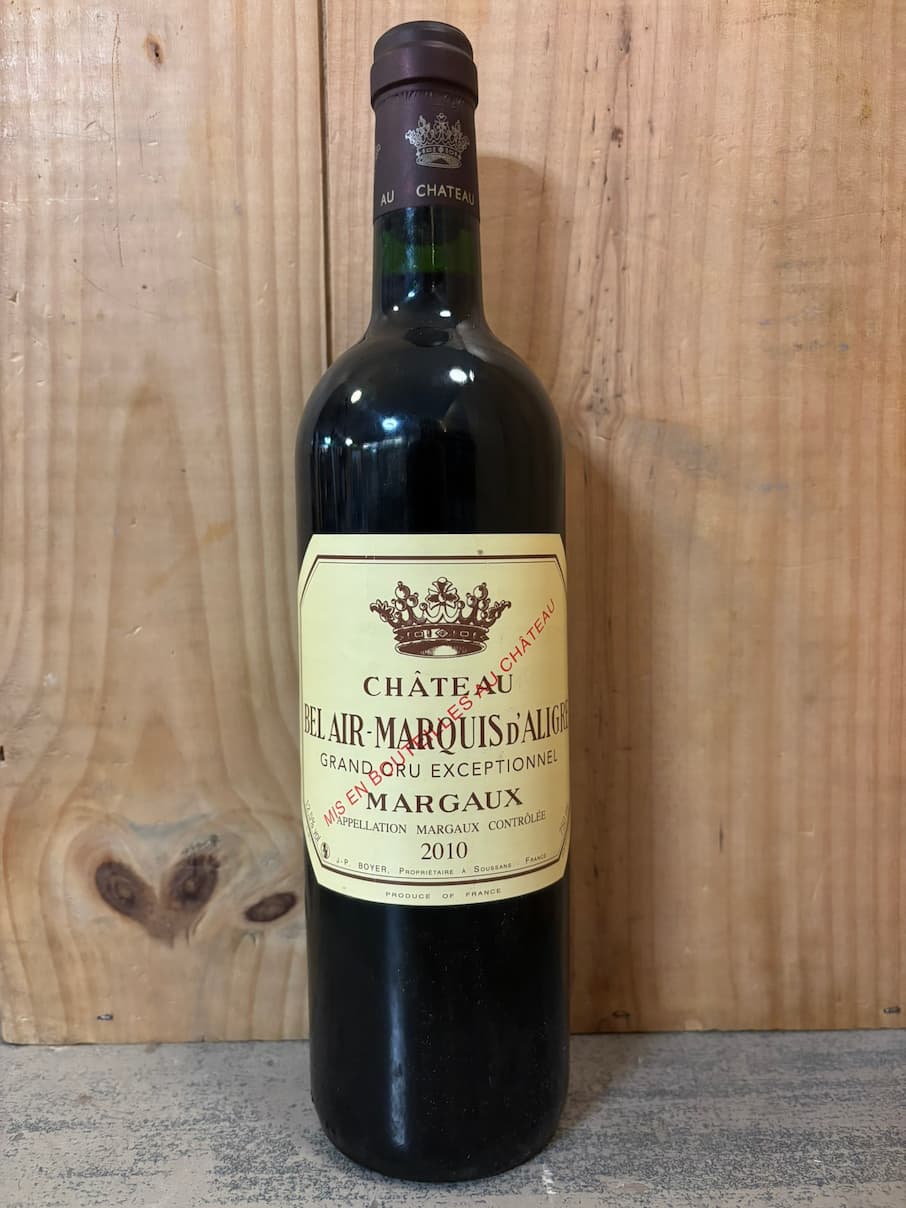 BEL AIR MARQUIS D'ALIGRE Margaux 2010 75cl Rouge