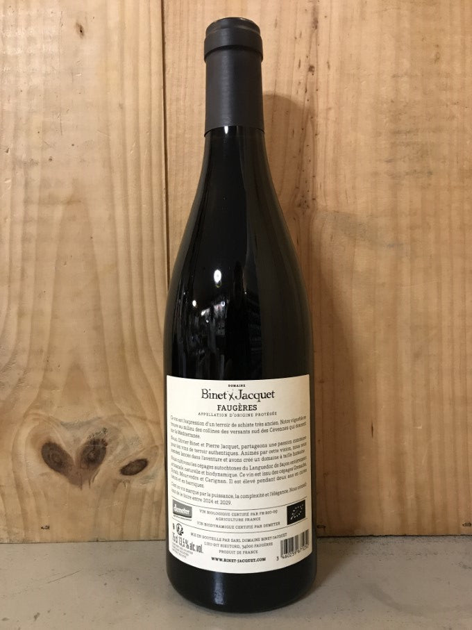 BINET JACQUET Réserve 2021 Faugères 75cl Rouge