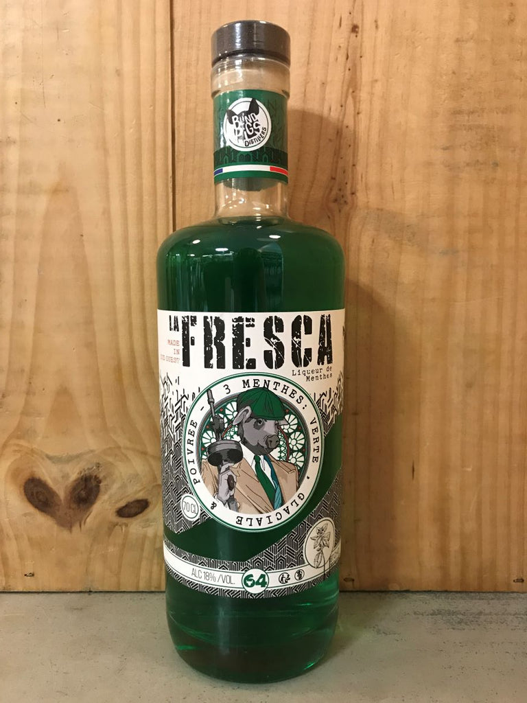 BLIND PIGS DISTILLERS La Fresca 18° Liqueur de 3 menthes 70cl France Béarn