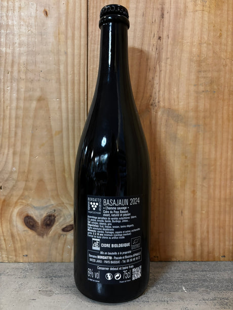 BORDATTO Cidre Basa Jaun 2024 75cl Pays Basque