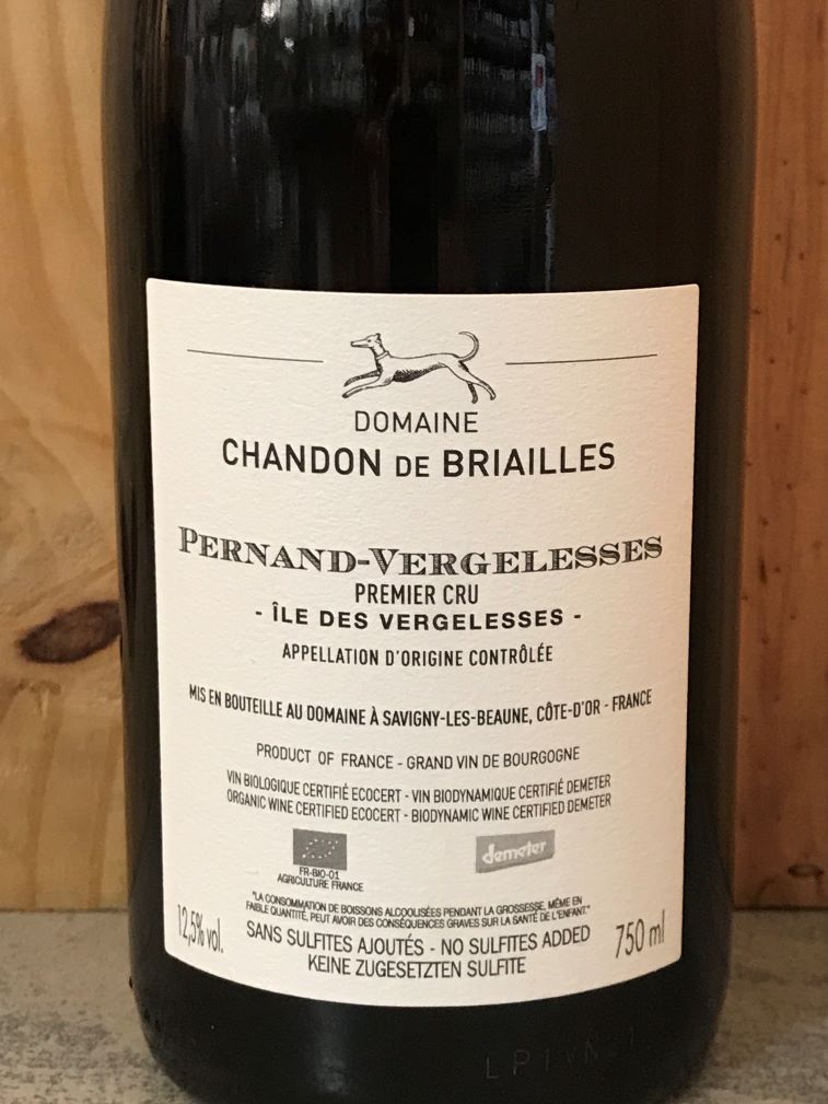 CHANDON DE B Pernand Vergelesses Ile Des Vergelesses 1er Cru 2021 75cl Rouge