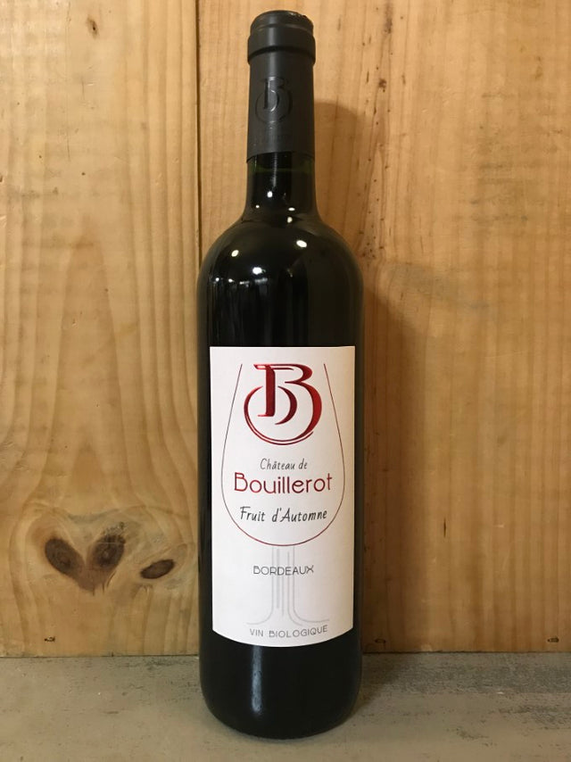 CHÂTEAU DE BOUILLEROT BIO Fruit d'Automne 2022 Bordeaux 75cl Rouge