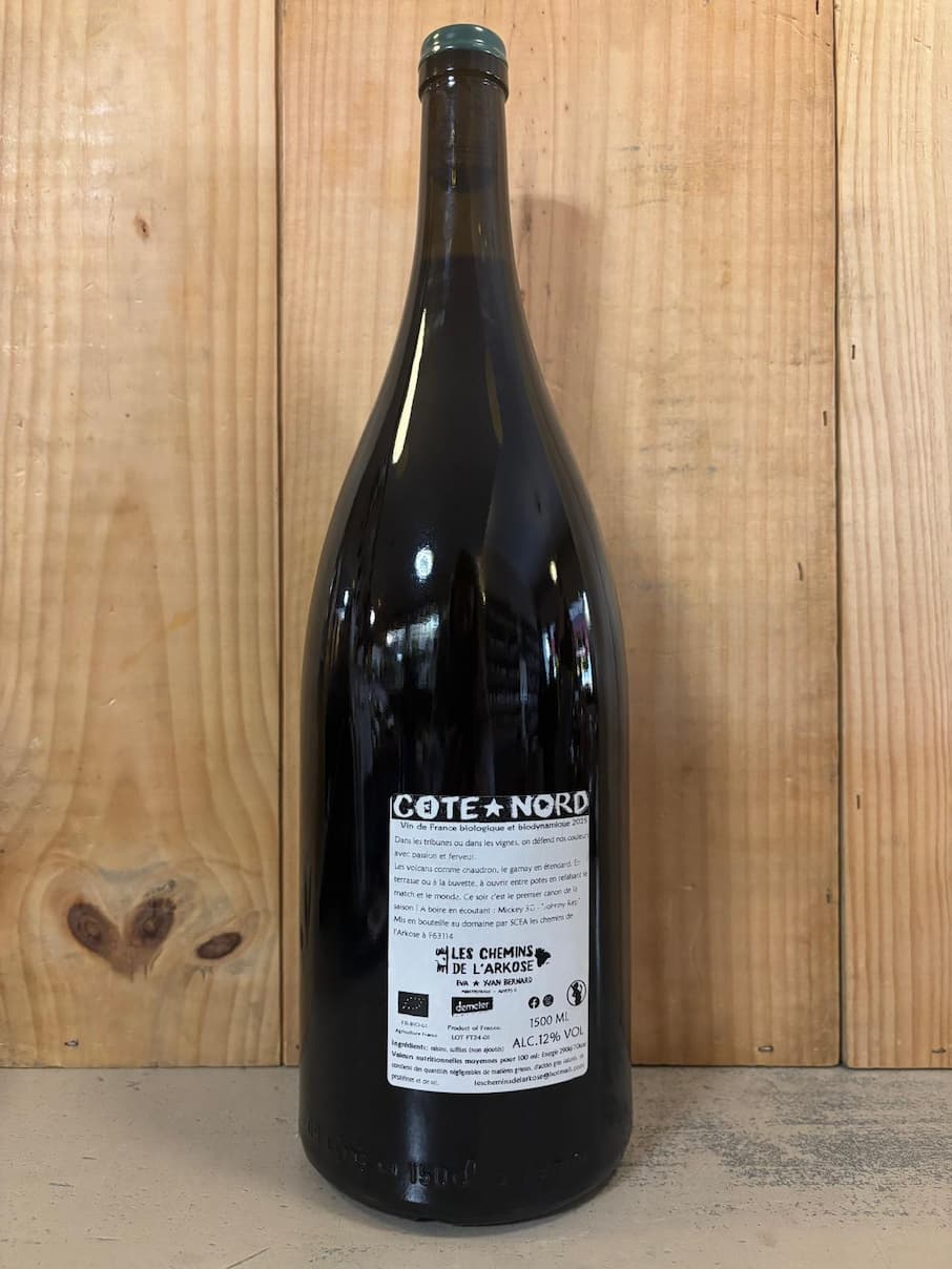 CHEMINS DE L'ARKOSE Côte Nord 2025 Vin de France (Auvergne) 150cl Magnum Rouge