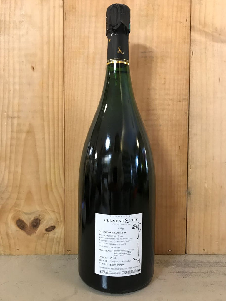 CLEMENT Aurélien Myosotis Champêtre Extra Brut base2018 Champagne 150cl Magnum Blanc