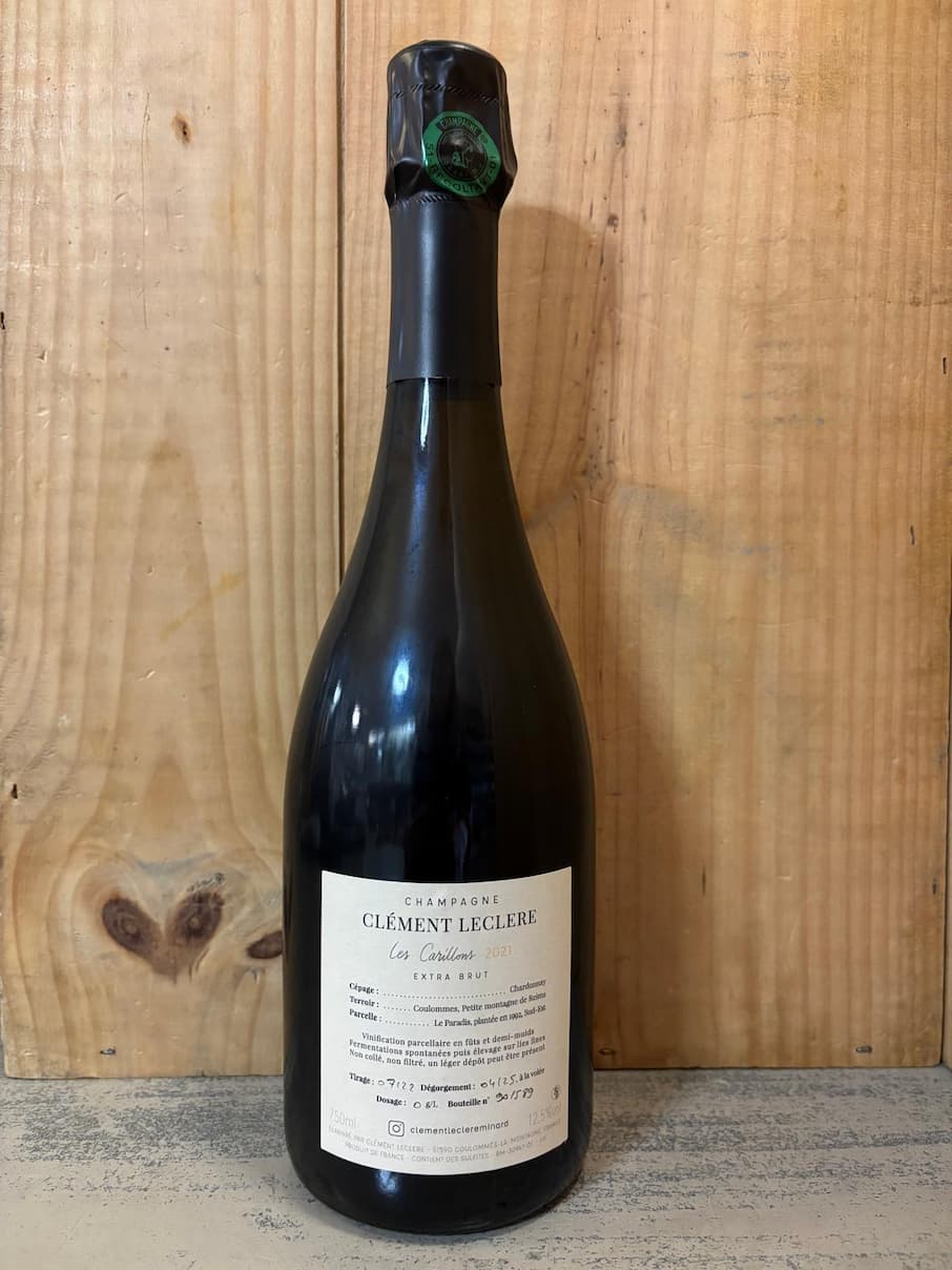 CLEMENT LECLERE Les Carillons 2021 Champagne Extra Brut 75cl Blanc - 2Sem 2025