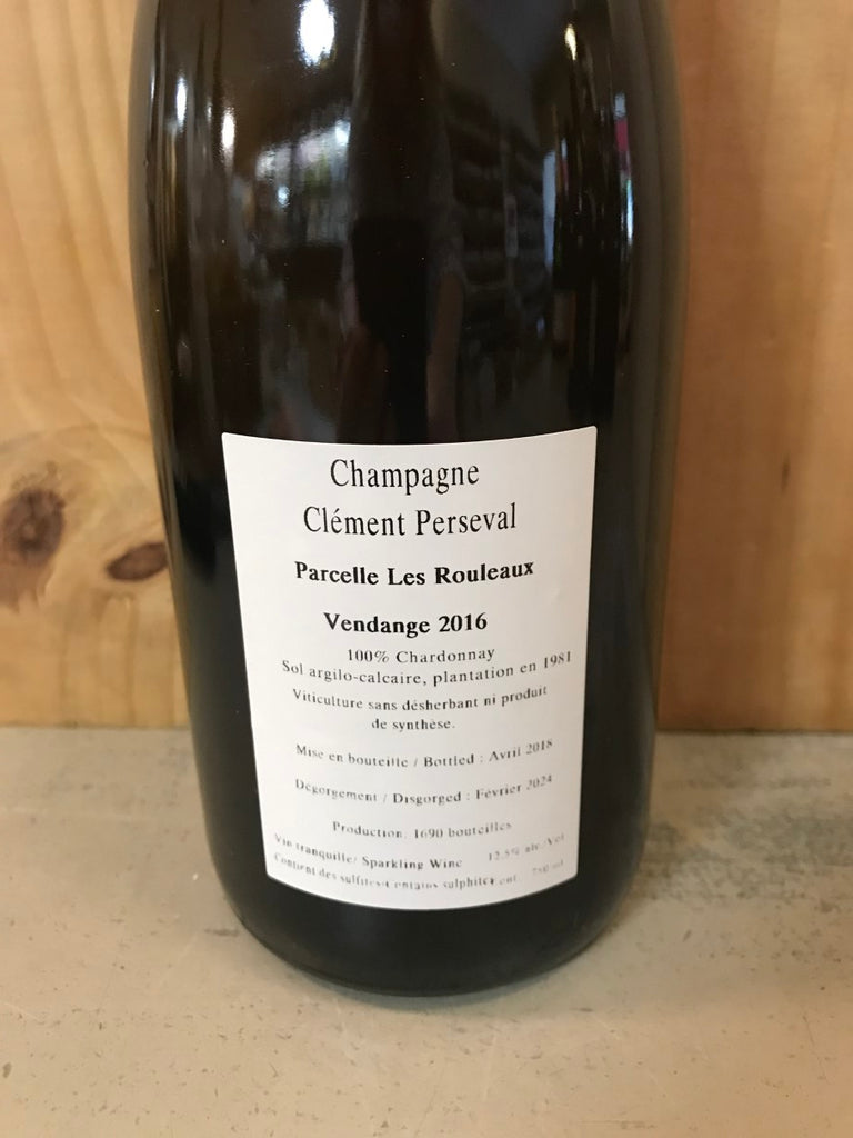 CLEMENT PERSEVAL Les Rouleaux 2016 Blanc de Blancs 1er Cru Champagne Extra Brut 75cl Blanc - 1Sem 2024 -