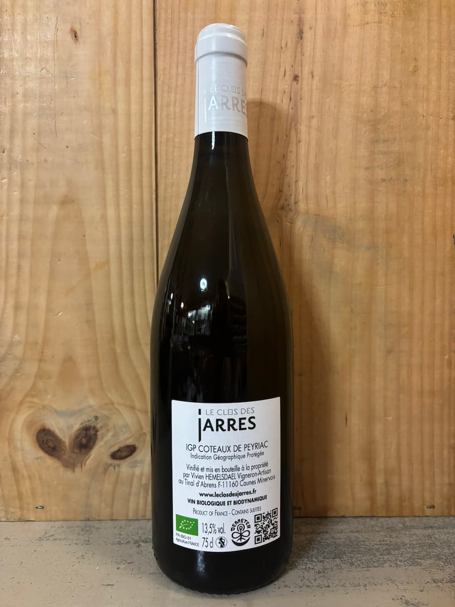 CLOS DES JARRES Utopy 2023 IGP Aude 75cl Blanc